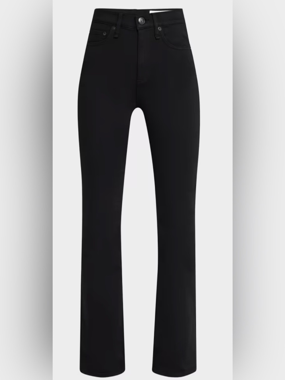 Rag & Bone Peyton Black High Rise Bootcut Flare Quiet Luxury Jeans 28